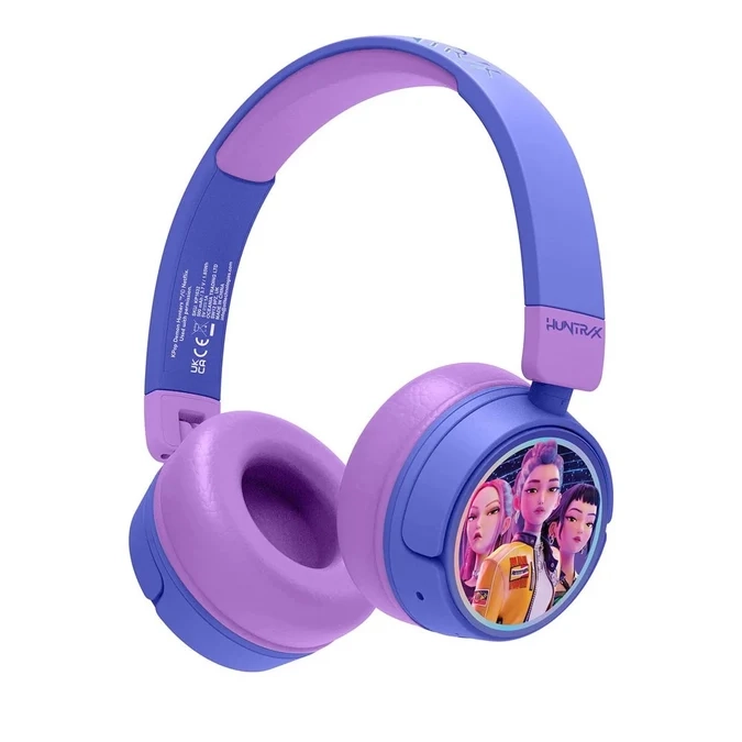Słuchawki OTL Technologies K-Pop Demon Hunters HUNTR/X Kids Wireless Nauszne Dla Dzieci Fioletowy