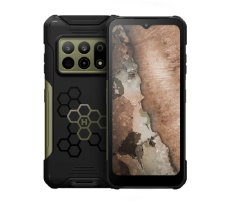 Smartfon HAMMER Construction 3 5G Military Edition 6/128GB 6,58" 120Hz 50Mpix Czarno-Zielony