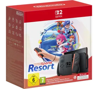 Konsola Nintendo Switch 2 Joy-Con Czarny + Switch Sports Resort + Switch Online 3 m-ce