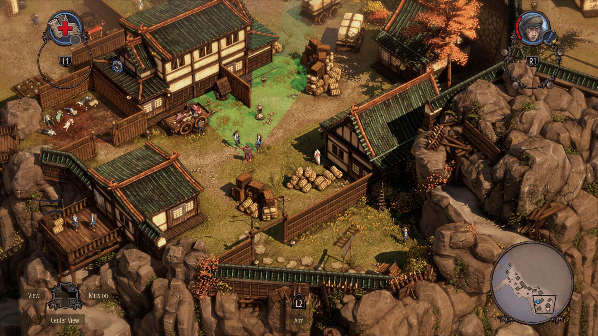 Shadow Tactics: Blades of the Shogun Gra na PS4 (Kompatybilna z PS5)