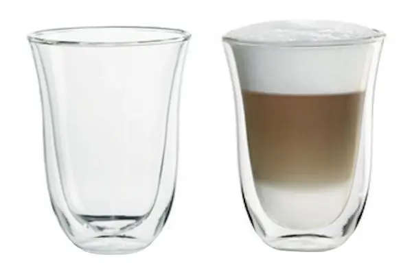 Zestaw szklanek DeLonghi do Latte Macchiato 330ml