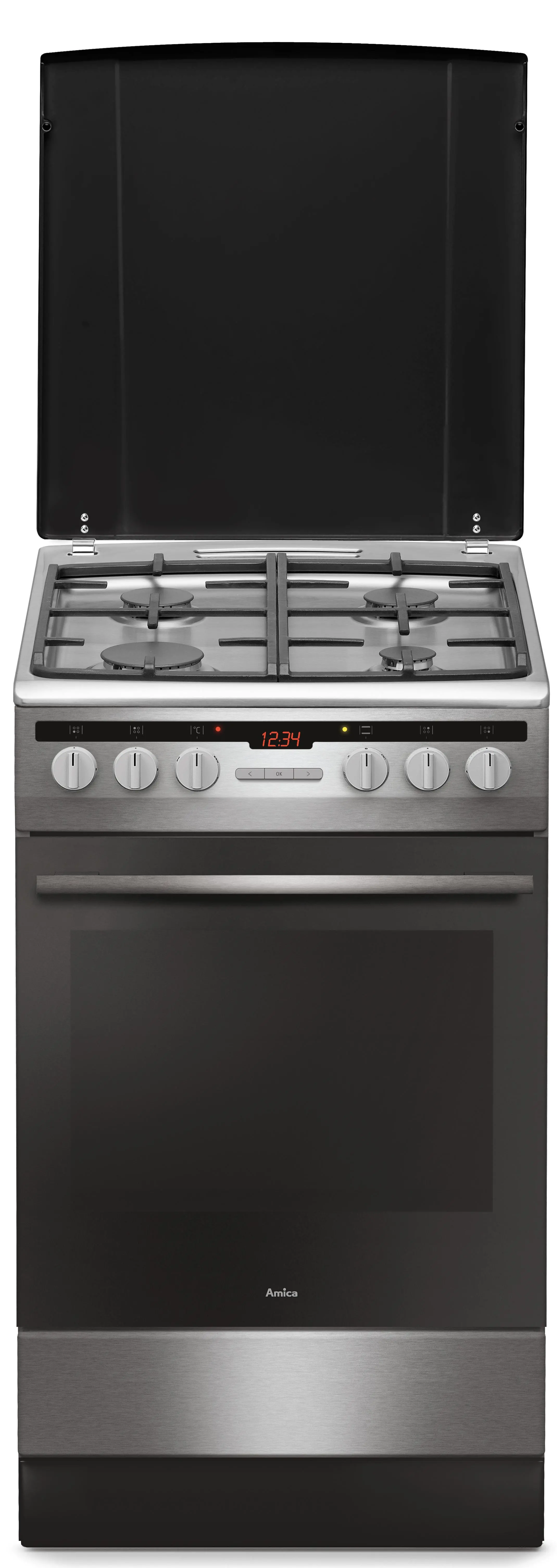 Kuchnia gazowo-elektryczna Amica 57GE3.33HZpTaDAQ(Xx) Termoobieg