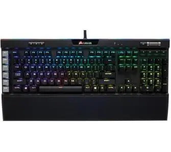 Klawiatura mechaniczna Corsair K95 RGB Platinum Cherry MX Speed Black Czarny