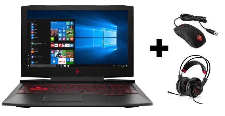 HP Omen 15-ce008nw 15,6" Intel® Core™ i5-7300HQ 8GB RAM 1TB Dysk GTX1050 Grafika Win10 + zestaw