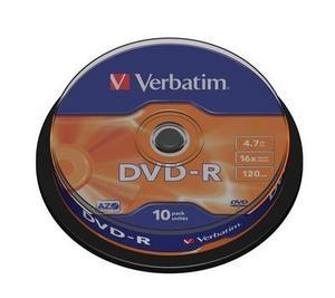 Płyta Verbatim DVD-R Matt Silver Cake Box 10 szt