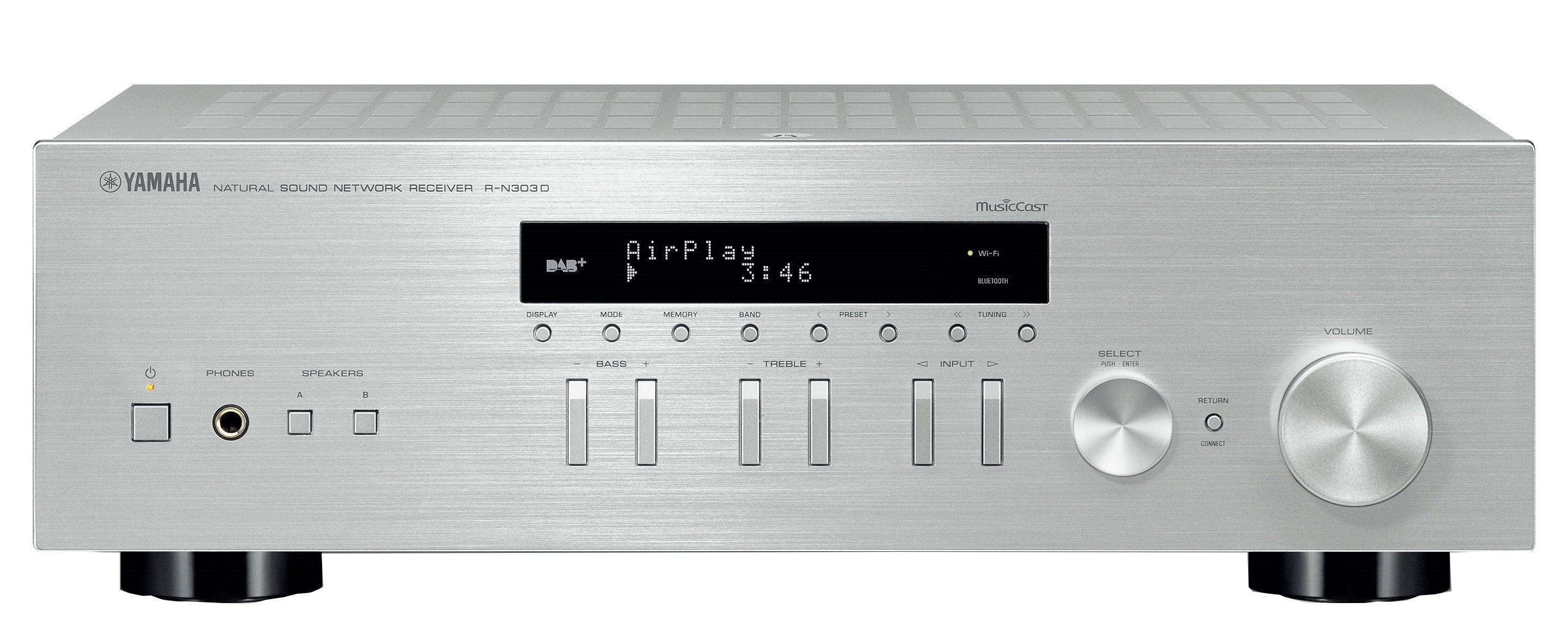 Amplituner Yamaha MusicCast R-N303D (srebrny)