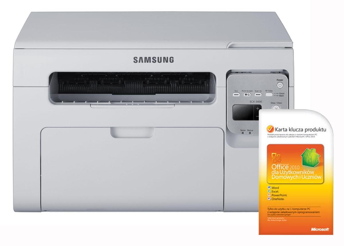 Samsung SCX-3400 + Office H&S 2010 PL (klucz)