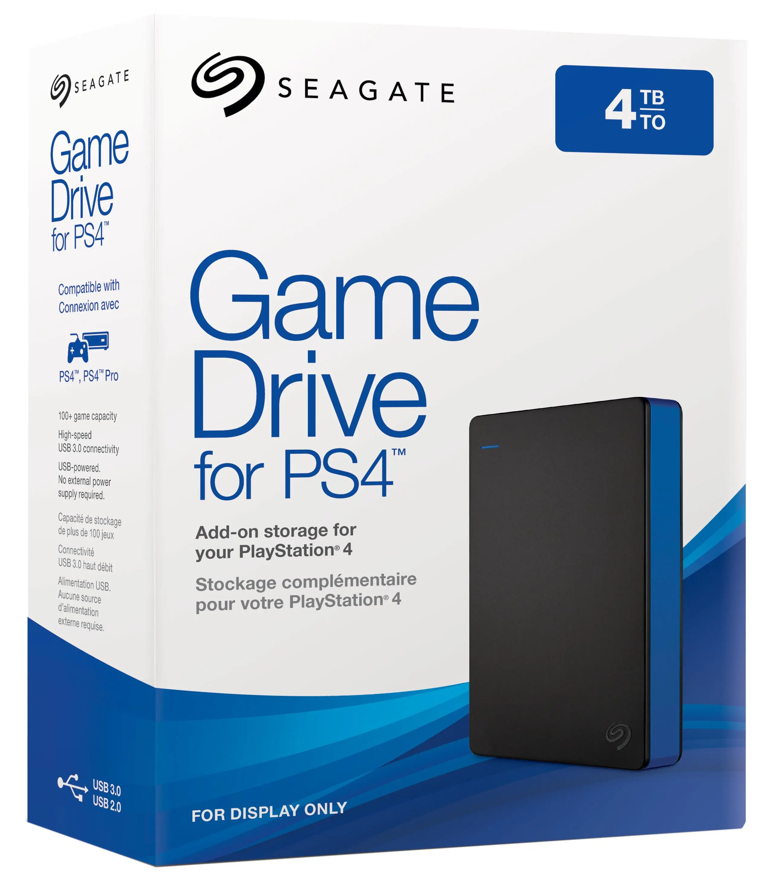 Dysk Seagate Game Drive PS4 4TB HDD USB 3.0 Czarny