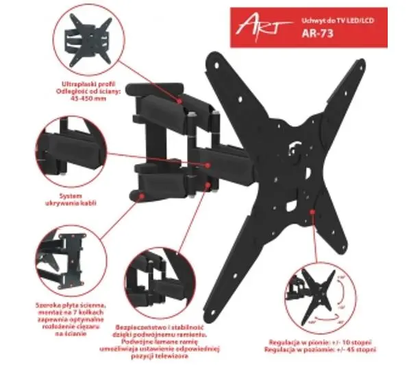 ART AR-73 od 19" do 55" Max 35kg