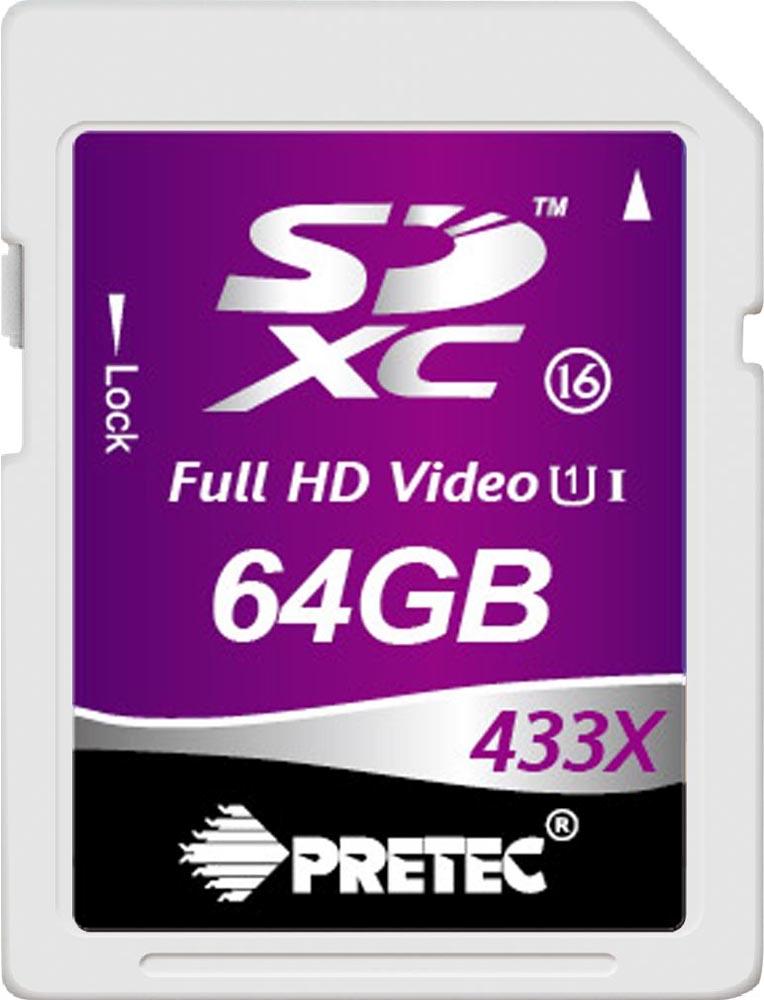 Pretec SDXC UHS-I Class 16 64GB