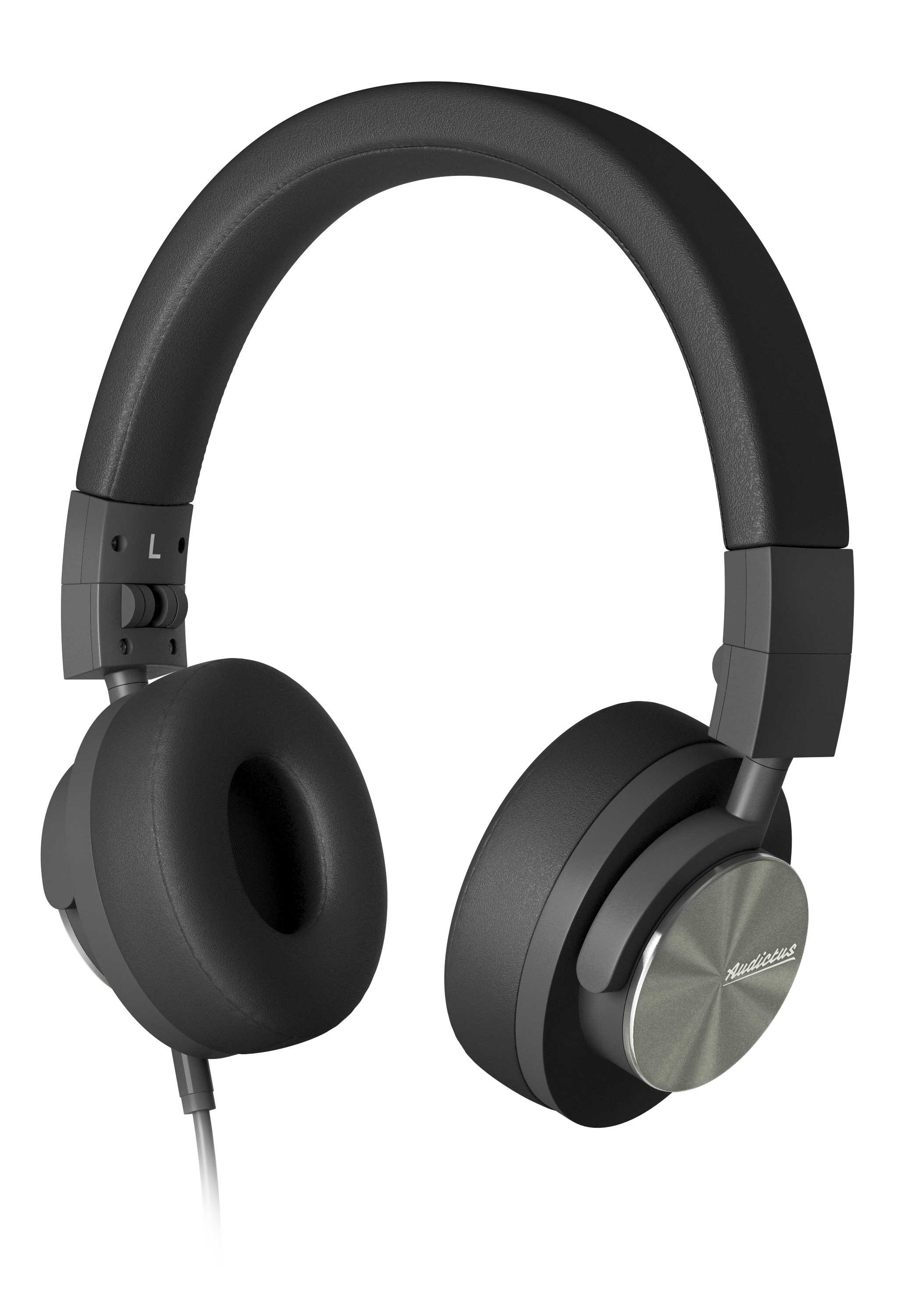 Słuchawki przewodowe Audictus Achiever (czarno-srebrny)