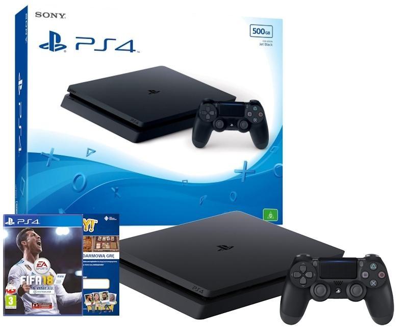 Konsola Sony PlayStation 4 Slim 500GB + To Jesteś Ty! + FIFA 18