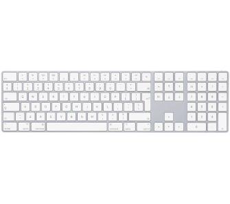 Klawiatura membranowa Apple Magic Keyboard z polem numerycznym Biały