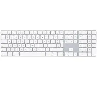 Klawiatura membranowa Apple Magic Keyboard z polem numerycznym Biały