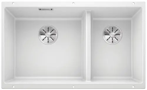 Zlewozmywak Blanco SUBLINE 430/270-U 523155 Komora z lewej strony Granitowy Biały