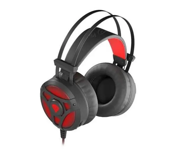Genesis Neon 360 Nauszne Czarno-czerwony