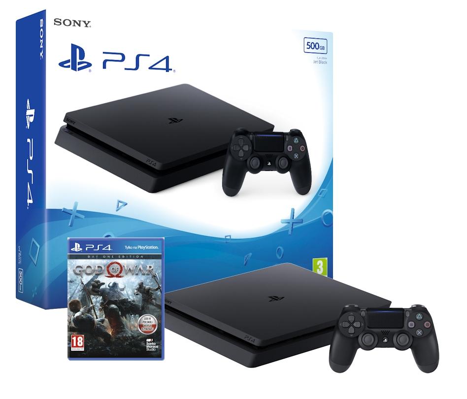 Konsola Sony PlayStation 4 Slim 500GB + God of War