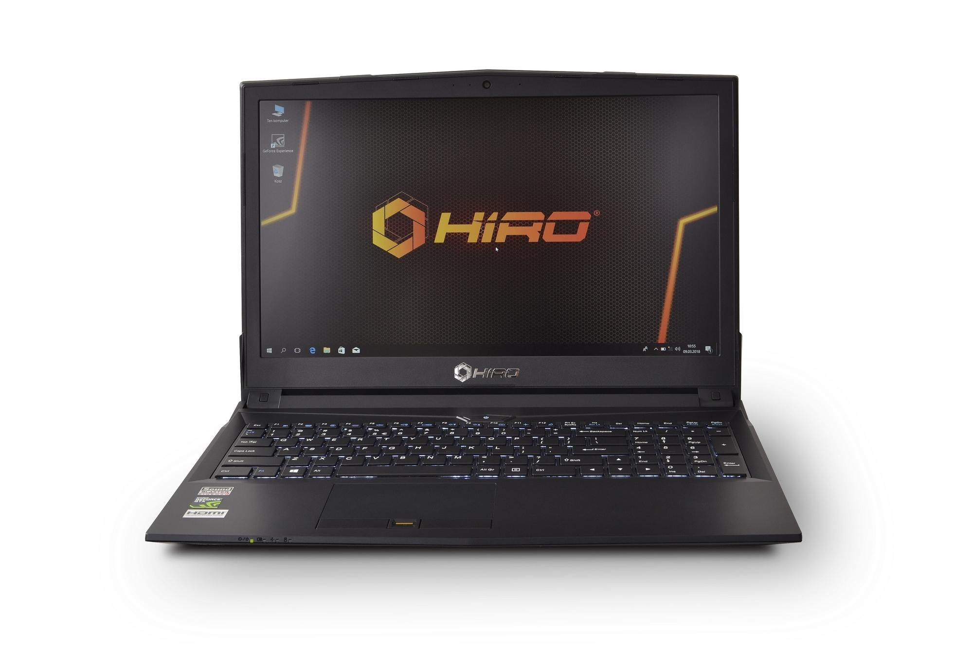 HIRO 850 H22 15,6" Intel® Core™ i5-7300HQ 16GB RAM 1TB + 256GB Dysk GTX1050 Grafika