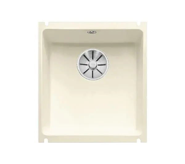 Zlewozmywaki kuchenne - Blanco SUBLINE 375-U 523727 Ceramiczny Magnolia połysk