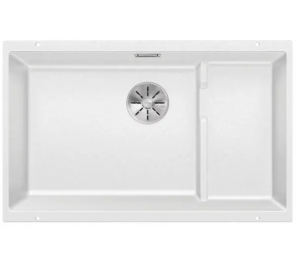 Zlewozmywaki kuchenne - Blanco SUBLINE 700-U LEVEL 523456 Granitowy Biały