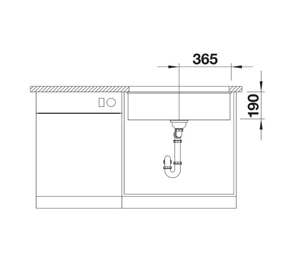 Blanco SUBLINE 700-U 523451 Granitowy Kawa - Kup na Raty - RRSO 0%