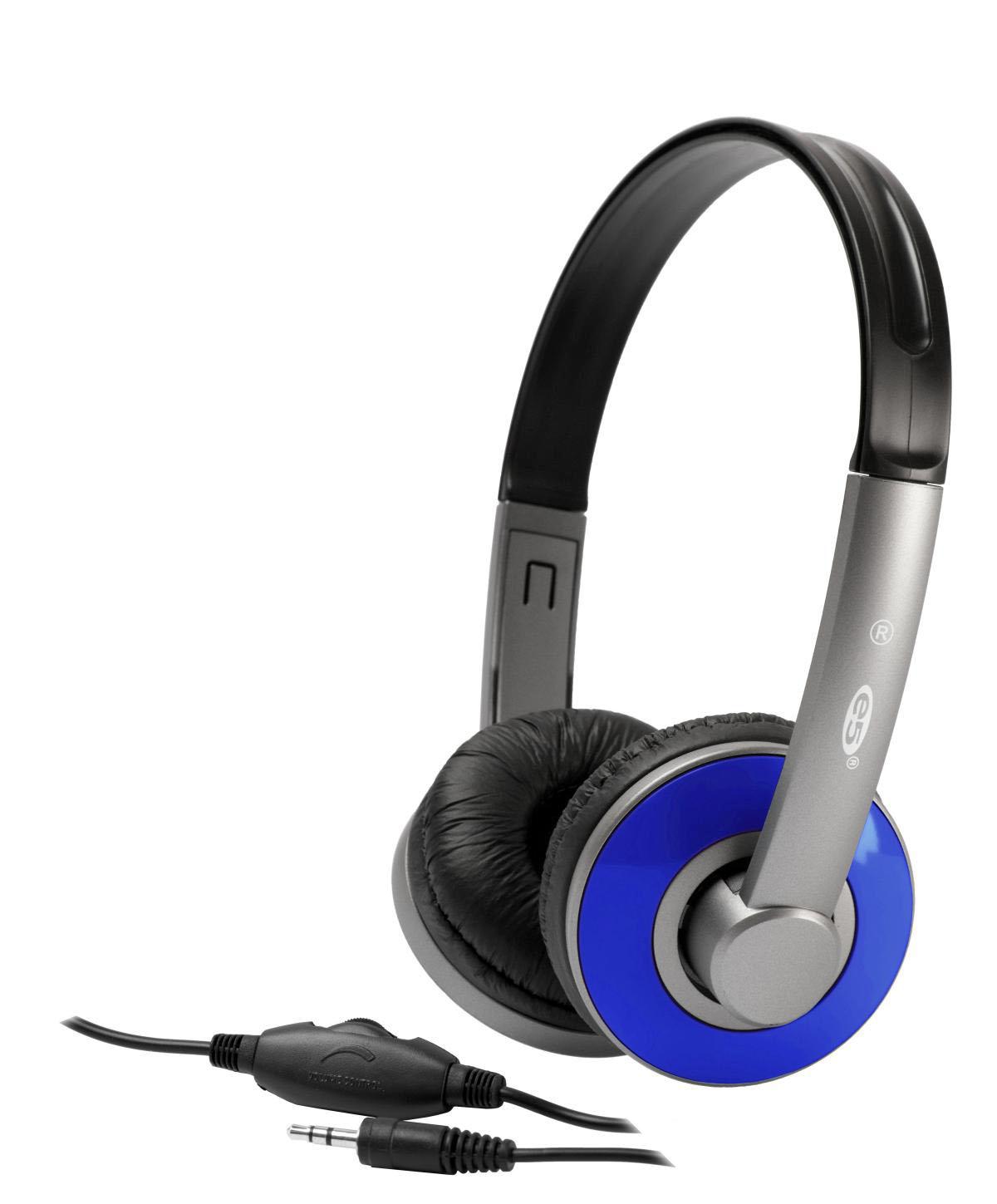 Słuchawki przewodowe z mikrofonem e5 RE01726 Loop - granatowy