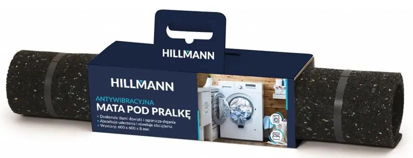 Mata pod pralkę HILLMANN AGDPR02 600 x 600 x 8mm