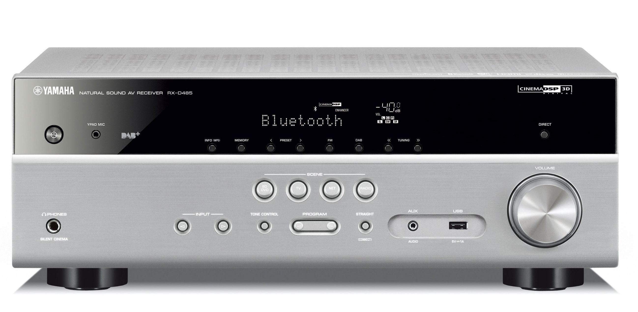 Amplituner Yamaha MusicCast RX-D485 (tytanowy)