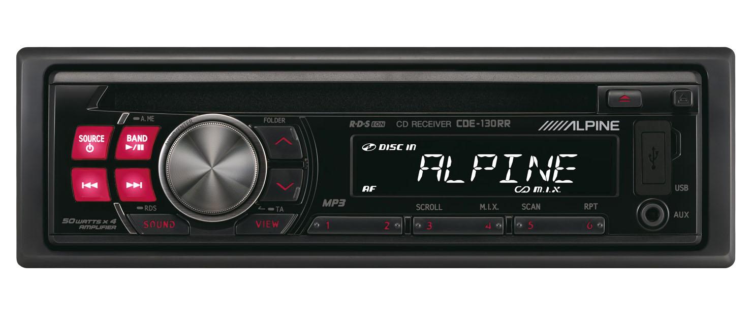 Radioodtwarzacz samochodowy Alpine CDE-130RR