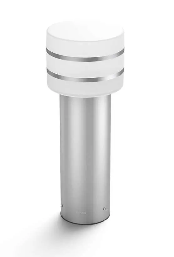 Zewnętrzna latarnia Philips Tuar Hue Pedestal Inox 17405/47/P0