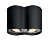 Oświetlenie punktowe Philips Pillar Hue Plate/Spiral Black 56332/30/P7