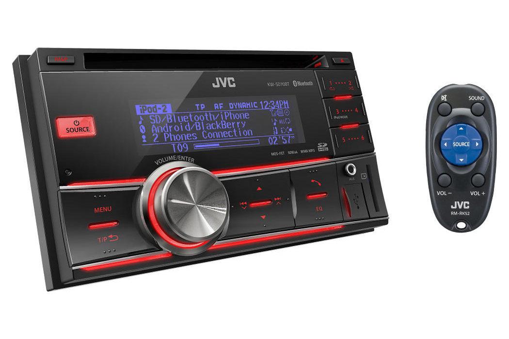 Radioodtwarzacz samochodowy JVC KW-SD70BTE