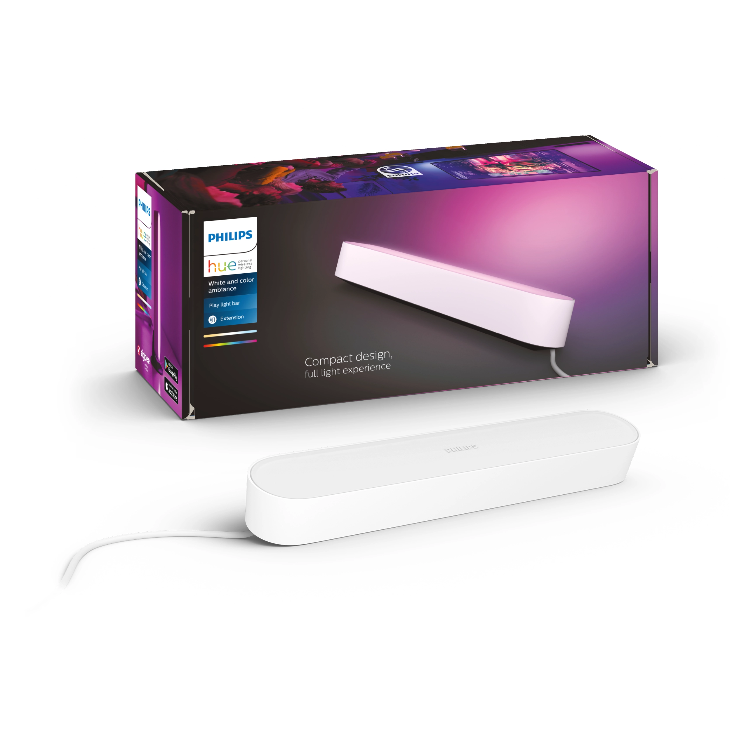 Panel LED Philips Hue White and Colour Ambiance Play Biały