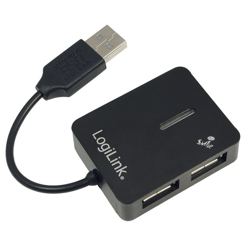 Hub USB LogiLink UA0139 Czarny