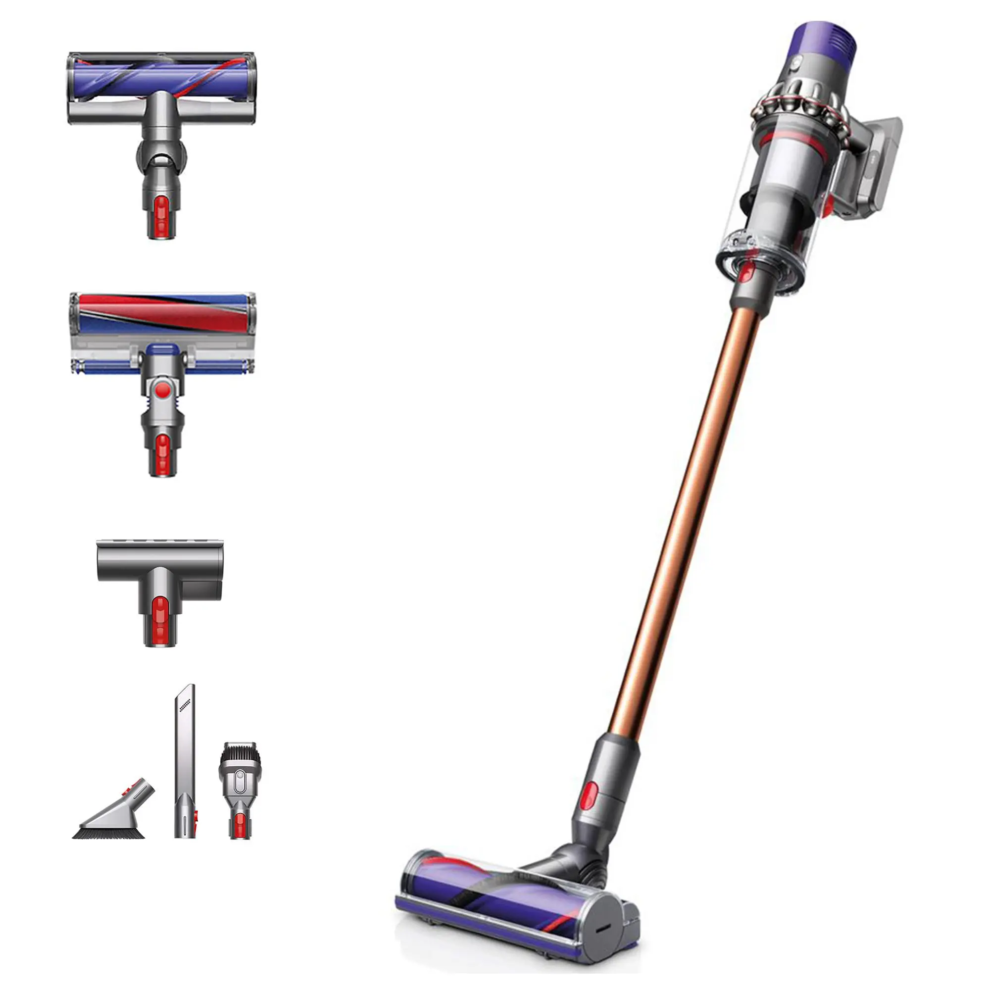 Odkurzacz bezprzewodowy Dyson V10 Absolute wersja 2021 60min Wymienny akumulator Mini elektroszczotka