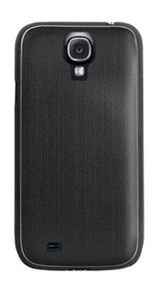 Puro Metal Cover Samsung Galaxy S4 (czarny) + folia ochronna