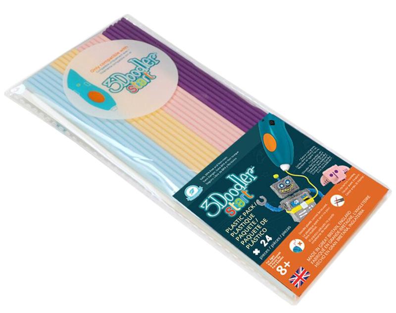 3Doodler ECO-MIX4 (błękitny/żółty/różowy/fioletowy)