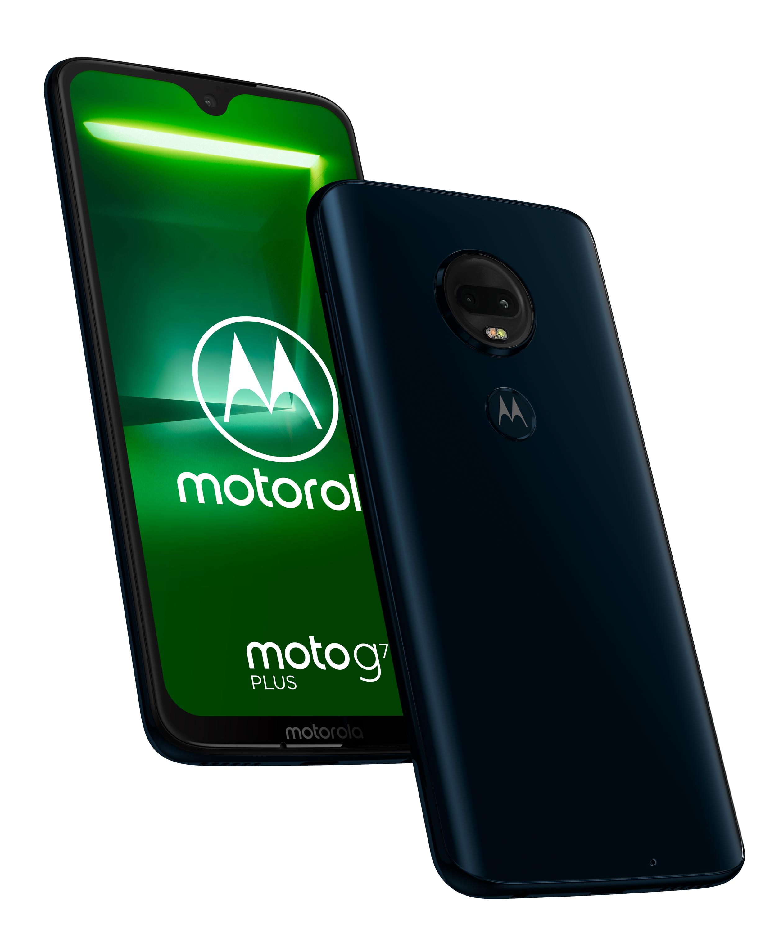 ANDROID - MOTOROLA  moto g7、moto g7 plus 2台 Smartfon Motorola Moto G7 Plus 4GB (granatowy) - Opinie