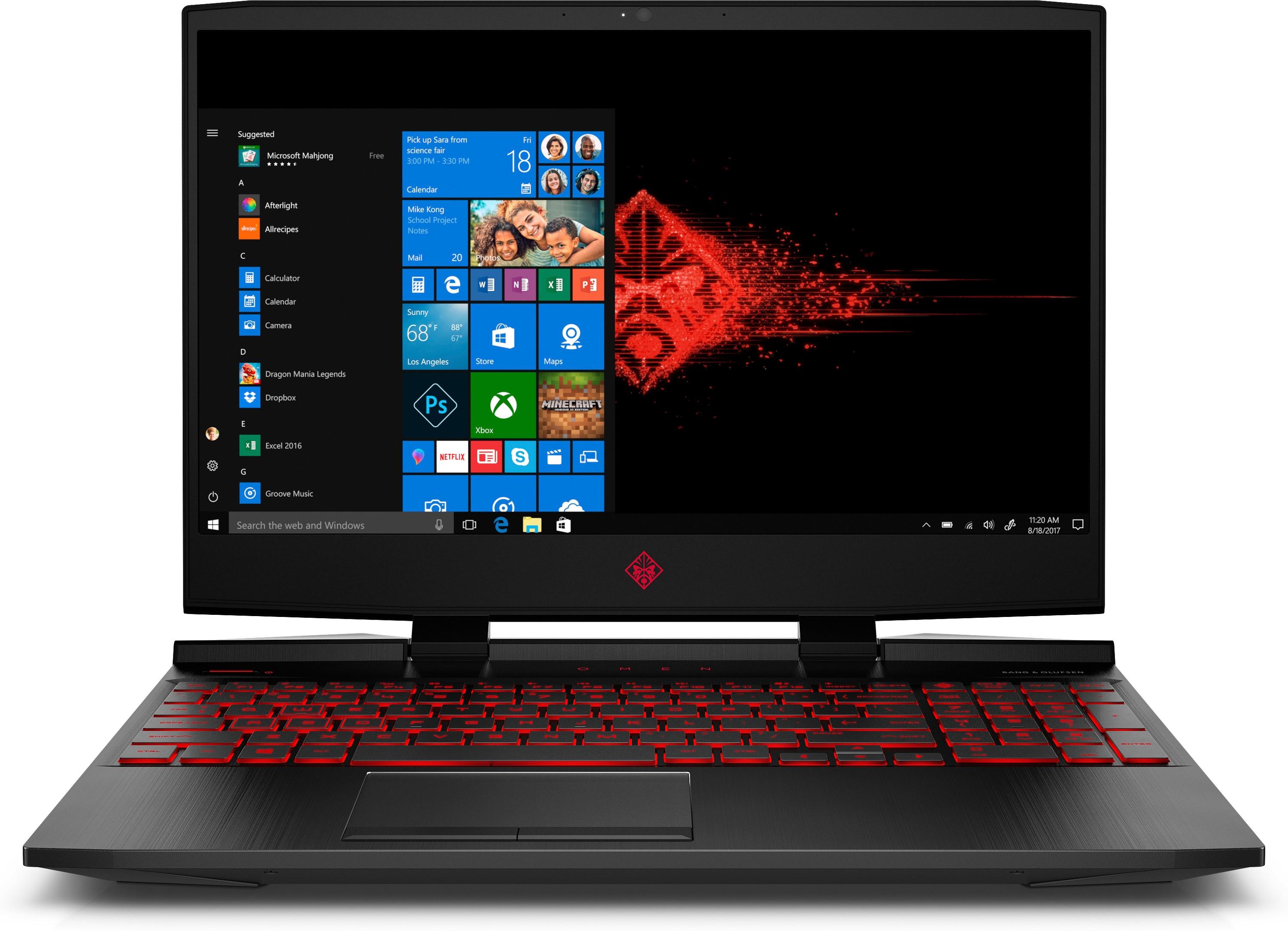 HP Omen 15-dc0005nw 15,6'' Intel® Core™ i5-8300H 8GB RAM  1TB+256GB Dysk  GTX1050Ti Grafika Win10