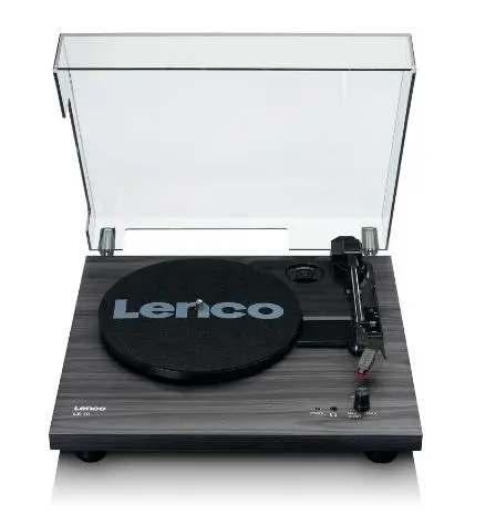 Gramofon Lenco LS-10BK Półautomatyczny Napęd paskowy Czarny