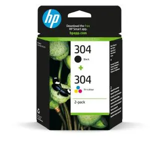 HP 3JB05AE nr 304 Czarny + Kolor 4 ml