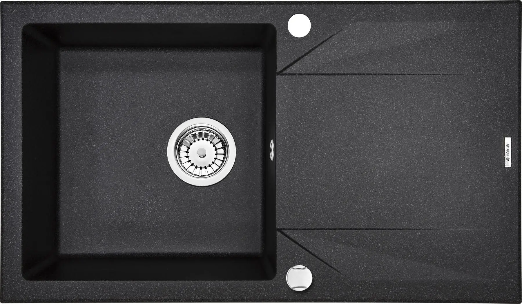 Zlewozmywak Deante EVORA ZQJ 2113 Granitowy Grafitowy