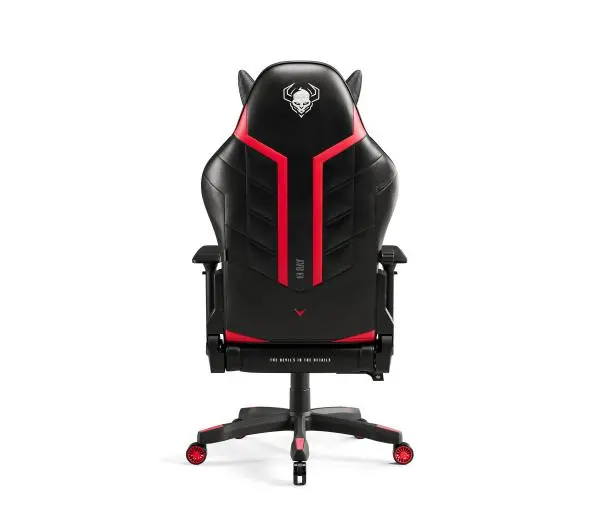 Diablo Chairs X-Ray 2.0 King Size Gamingowy do 160kg Skóra ECO Czarno-czerwony - Kup na Raty - RRSO 0%