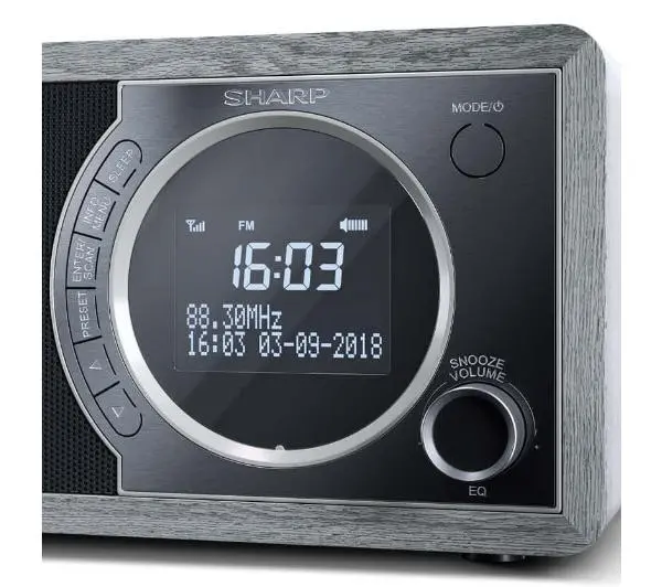 Sharp DR-450 Radio FM DAB+ Bluetooth Szary