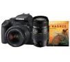 Lustrzanka Canon EOS 600D + 18 - 55 mm IS II + 70-300 mm + książka
