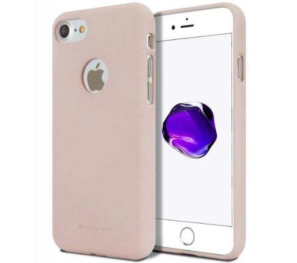 etui dedykowane Mercury Soft iPhone 8 (różowo-piaskowy)