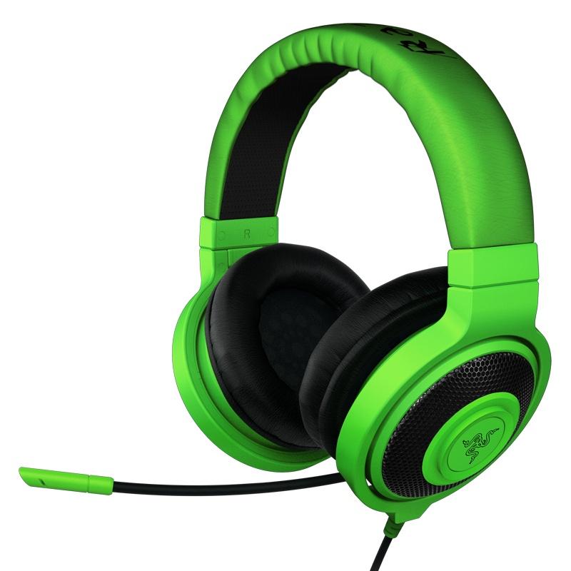 Słuchawki przewodowe z mikrofonem Razer Kraken Pro Green