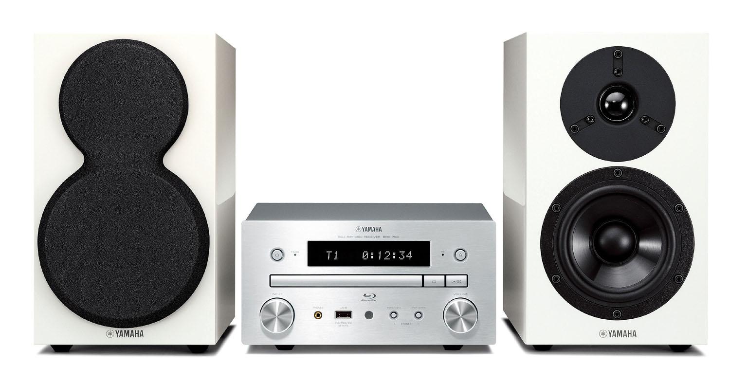 Wieża Yamaha PianoCraft MCR-755 (srebrno-biały)