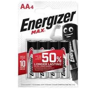 Baterie Energizer AA Max 4szt.