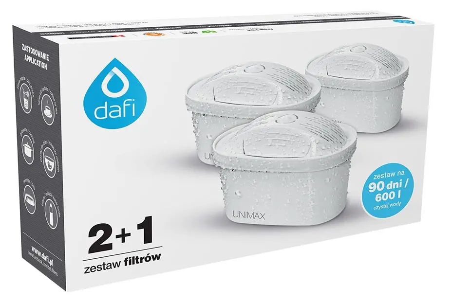 Wkład filtrujący Dafi Unimax 3szt.